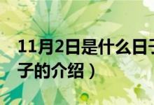 11月2日是什么日子（关于11月2日是什么日子的介绍）