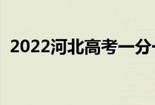 2022河北高考一分一段表（最新成绩排名）