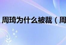 周琦为什么被裁（周琦被裁掉的原因是什么）