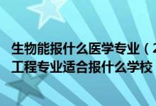 生物能报什么医学专业（2022高考550分左右想上生物医学工程专业适合报什么学校）