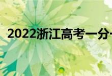 2022浙江高考一分一段表（成绩排名查询）