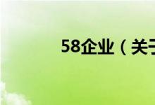 58企业（关于58企业的介绍）