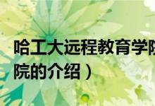 哈工大远程教育学院（关于哈工大远程教育学院的介绍）