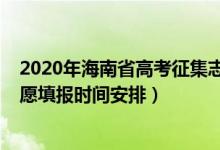 2020年海南省高考征集志愿（海南2022年高考本科征集志愿填报时间安排）