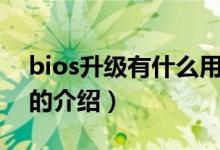 bios升级有什么用（关于bios升级有什么用的介绍）