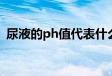 尿液的ph值代表什么（尿液的ph值是多少）