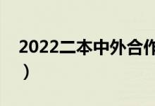 2022二本中外合作办学一览表（哪些值得上）