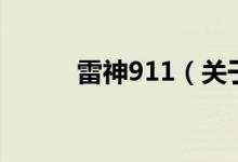 雷神911（关于雷神911的介绍）