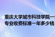 重庆大学城市科技学院一年费用（重庆大学城市科技学院各专业收费标准一年多少钱）