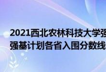 2021西北农林科技大学强基计划（2022西北农林科技大学强基计划各省入围分数线是多少）