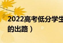 2022高考低分学生的出路有哪些（落榜考生的出路）