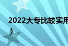 2022大专比较实用的专业（什么专业受欢迎）