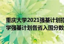 重庆大学2021强基计划招生简章及报名条件（2022重庆大学强基计划各省入围分数线是多少）