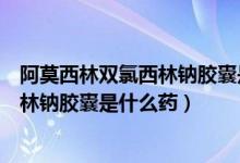 阿莫西林双氯西林钠胶囊是哪个制药公司（阿莫西林双氯西林钠胶囊是什么药）