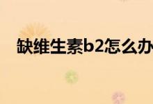 缺维生素b2怎么办（缺维生素b2怎么办）