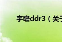 宇瞻ddr3（关于宇瞻ddr3的介绍）