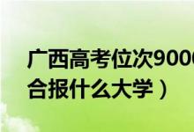 广西高考位次90000左右推荐什么学校（适合报什么大学）