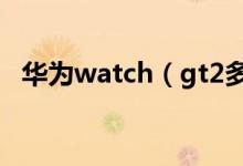 华为watch（gt2多少钱 功能强大的手表）