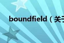 boundfield（关于boundfield的介绍）