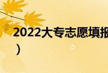 2022大专志愿填报技巧是什么（有什么方法）