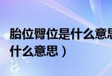 胎位臀位是什么意思有什么危害（胎位臀位是什么意思）