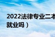 2022法律专业二本大学有哪些（法律专业好就业吗）