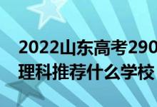 2022山东高考290-300分能报什么专科（文理科推荐什么学校）