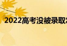 2022高考没被录取怎么办（还能上大学吗）