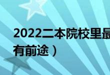 2022二本院校里最具优势的专业（什么专业有前途）