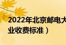 2022年北京邮电大学学费多少钱（一年各专业收费标准）