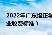 2022年广东培正学院学费多少钱（一年各专业收费标准）