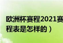 欧洲杯赛程2021赛程表（欧洲杯赛程2021赛程表是怎样的）