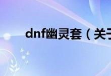 dnf幽灵套（关于dnf幽灵套的介绍）