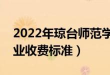 2022年琼台师范学院学费多少钱（一年各专业收费标准）