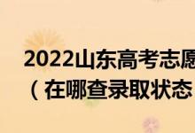 2022山东高考志愿填报后多久知道录取结果（在哪查录取状态）