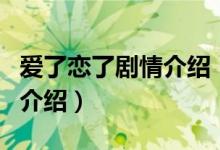 爱了恋了剧情介绍（关于爱了恋了剧情介绍的介绍）