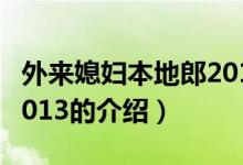 外来媳妇本地郎2013（关于外来媳妇本地郎2013的介绍）