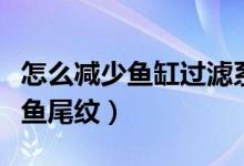 怎么减少鱼缸过滤系统的流水声音（怎么减少鱼尾纹）