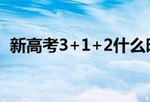 新高考3+1+2什么时候选科（方法是什么）