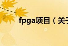 fpga项目（关于fpga项目的介绍）