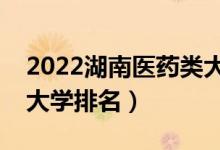 2022湖南医药类大学有哪些（最好的医药类大学排名）