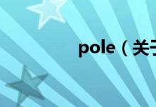 pole（关于pole的介绍）