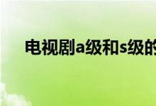 电视剧a级和s级的区别（电视剧a计划）