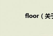 floor（关于floor的介绍）