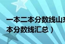 一本二本分数线山东2020（2020高考一本二本分数线汇总）