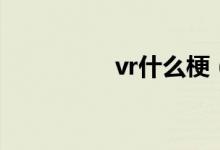 vr什么梗（vr什么意思）