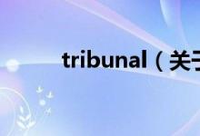 tribunal（关于tribunal的介绍）