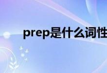 prep是什么词性（prep是什么词性）