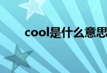 cool是什么意思（cool是什么意思）