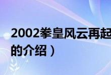 2002拳皇风云再起（关于2002拳皇风云再起的介绍）